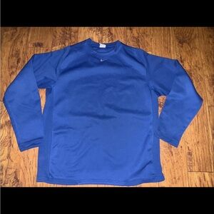 Men's Blue Nike Therma Fit Crewneck Sweater Size XL